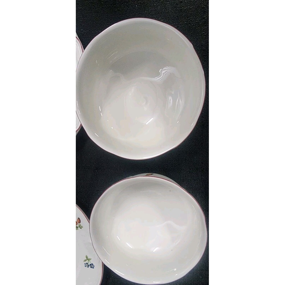 PETITE FLEUR Villeroy & Boch 8pc Set Salt Pepper Shaker Plates Bowls Saucers - Picture 8 of 15